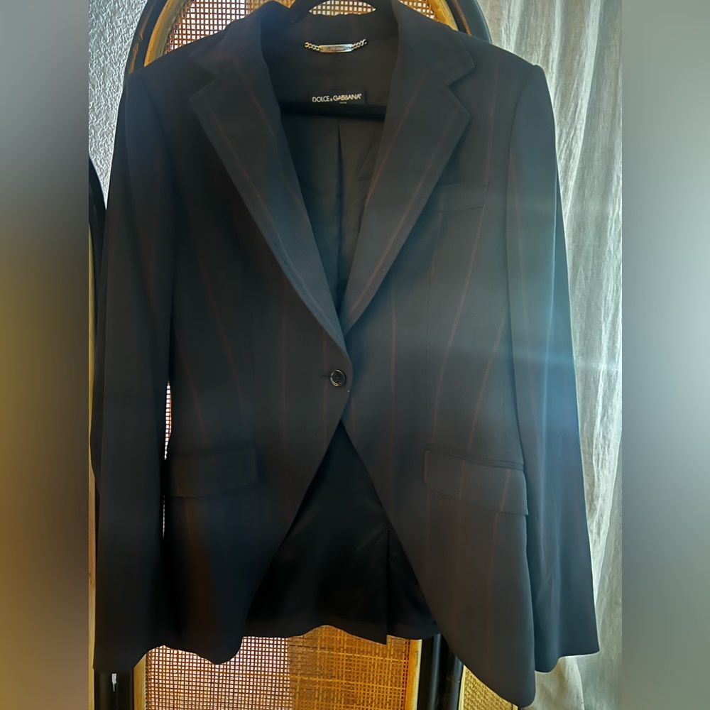 Vintage Pin Striped Dolce and Gabbana